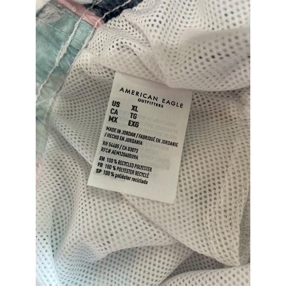 American Eagle Swim Trunks Men's XL Short Beach Vacation Surf Shorts Pool Cruise - Picture 6 of 6